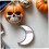 Gothic Self Adhesive Wall Mirror Moon Shape Halloween Decorative Mirror Tiles 6