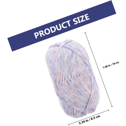 Blue DIY Cotton Rope Cord for Crafts Multipurpose Cotton String for Macrame 1