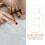 Ακρυλικό Patchwork Quilting Ruler 5 ιντσών DIY εργαλείο ραπτικής πρότυπο Quilting 3