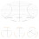 Ακρυλικό Patchwork Quilting Ruler 5 ιντσών DIY εργαλείο ραπτικής πρότυπο Quilting 6