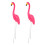 Flamingo Havepæl Lyserød HDPE 85x35cm 3