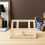 Foldable Wooden Puzzle Lid Easel Bracket Adjustable Angle Puzzle Case Lid Holder 7