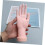 Rubber Hand Model Movable Fingers Nail Art Practice Tool 4