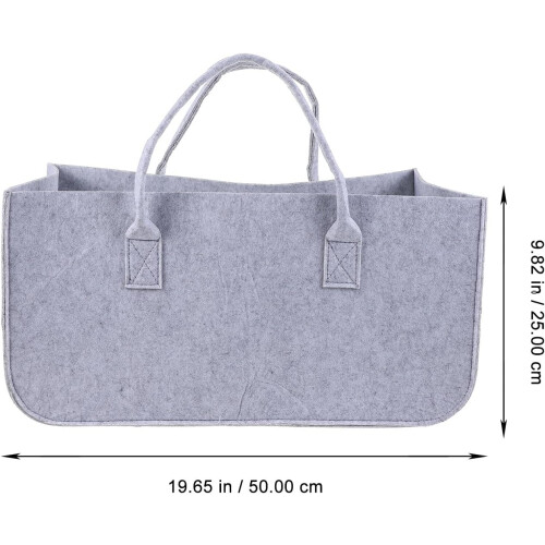 Pochette pliable à divers articles ménagers, grande capacité, en feutre, lavable, style simple. 1