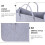 Pochette pliable à divers articles ménagers, grande capacité, en feutre, lavable, style simple. 3