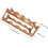Wine Display Rack Wine Bottle Holder Double Layer Bamboo Wooden Material Creative 2