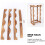 Wine Display Rack Wine Bottle Holder Double Layer Bamboo Wooden Material Creative 3