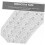 Silver Reflective Tape with Hexagonal Honeycomb Pattern Prisms, Strong Adhesive Backing 2