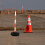 Water-Refillable Orange-White Warning Column Traffic Isolation Pile Elastic Road Traffic Facility 2