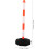 Water-Refillable Orange-White Warning Column Traffic Isolation Pile Elastic Road Traffic Facility 7