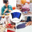Reversible Two-Tone Sequin Fabric DIY Craft Material for Sewing and Sensory Projects 7