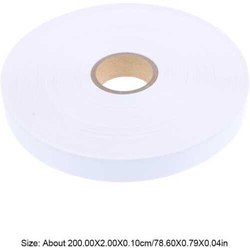 Nylon waslabeltape, doe-het-zelf code printtape, wit, blanco, professioneel en stijlvol. 1