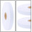 Nylon waslabeltape, doe-het-zelf code printtape, wit, blanco, professioneel en stijlvol. 7