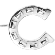 Broche rétro en forme de fer à cheval, accessoire pour costume d'homme, broche pour bouquet de mariée, épingle de revers