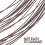 Vysokoteplotne odolný volfrámový drôt 1 mm 8 m kotúč na keramické šperky 3