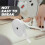 20M White 2.5Cm Knitted Elastic Band High Elasticity Braided Stretch Strap 6