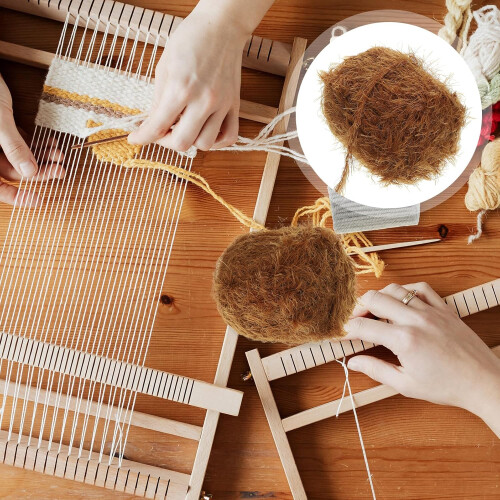 Ακρυλικό νήμα πλέξης για DIY έργα Χρώμα καφέ, άνετη αφή, εύκολο στο πλέξιμο 2