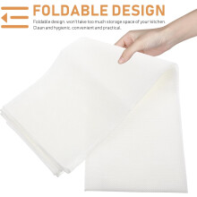 Fodera riutilizzabile per vaporiera di riso, in rete di nylon e cotone antiaderente, robusta e resistente, per accessori da cucina.