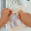 DIY Embroidery Coaster Kit Rainbow Light Beige Latch Hook Set with Cup Mat Materials 4