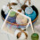 DIY Embroidery Coaster Kit Rainbow Light Beige Latch Hook Set with Cup Mat Materials 8