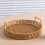 Panier de rangement tressé pour collations, grande capacité, polyvalent, style élégant et chic 8