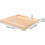 Wooden Spool Holder Thread Organizer DIY Sewing Tool Rack 2