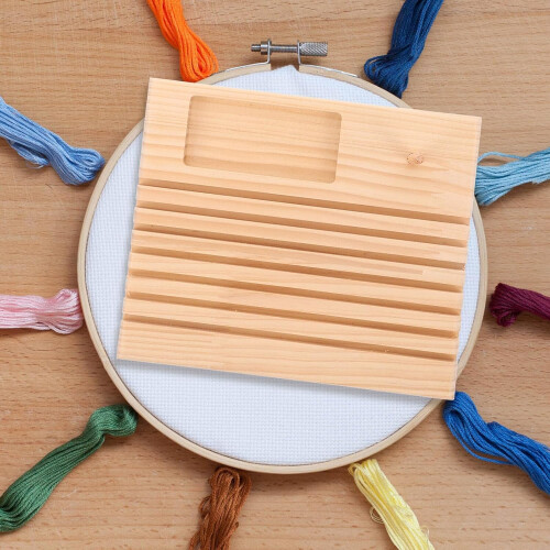 Wooden Spool Holder Thread Organizer DIY Sewing Tool Rack 2