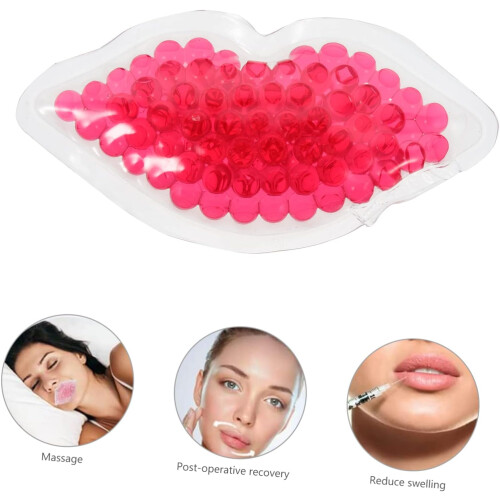 12pcs Hot Cold Compress Lip Pads Comfortable Lip Patches Practical for Home Use Reusable 1