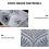 Cake Decoration Molds and Cake Stencils Set, 3 Pieces Baking Tools for Precise Buttercream Designs 5