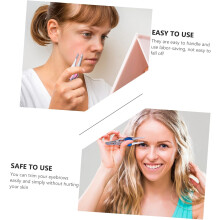 4 pinzette per sopracciglia in acciaio inossidabile, modellatore per sopracciglia, pinzette per trucco, kit per la cura personale