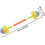Adjustable Dumbbell Set Water-Fillable Weight, Lightweight Plastic Mini Barbell 2