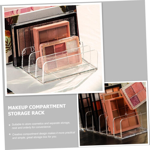 Ακρυλικό Καλλυντικό Display Rack 7-διαμερισμάτων Κουτί Οργανωτή Αποθήκευσης Μακιγιάζ 2