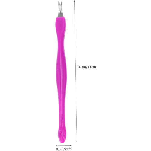 Set di 30 pezzi con forchetta per cuticole e raschietto per cuticole, multicolore, ideale per manicure. 1