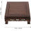 Rectangular Carved Wooden Pedestal Base Stand Smooth Displaying Collectibles Solid Quality Wood Antique 2