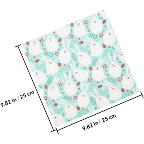10pcs Páscoa algodão tecido folhas 25x25cm Patchwork acolchoado pano DIY costura artesanato material 1