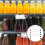 5pcs Supermarket Shelf Divider Galvanized Iron Baffle Commodity Classification Iron Plate 2