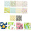 10 Stück Oster-Baumwollstoffbögen 25x25cm Patchwork-Quiltstoff DIY-Näh-Bastelmaterial 7