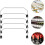 5pcs Supermarket Shelf Divider Galvanized Iron Baffle Commodity Classification Iron Plate 4