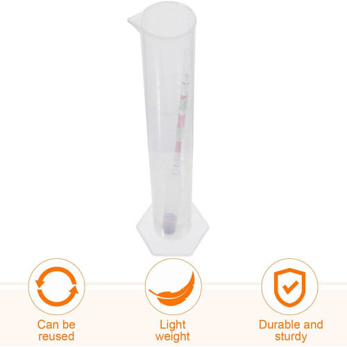 Glass Hydrometer Alcoholmeter with Test Cylinder High-Precision Sensor 2