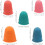 15pcs Reusable Rubber Finger Protector Sleeves Set Multi-color Grip Pads for Counting, Writing, Sorting 2