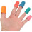 15pcs Reusable Rubber Finger Protector Sleeves Set Multi-color Grip Pads for Counting, Writing, Sorting 7
