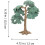 Lifelike Artificial Tree Model with Fine Workmanship, Green Plastic Simulation Scenery Model Tree 2