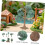 Lifelike Artificial Tree Model with Fine Workmanship, Green Plastic Simulation Scenery Model Tree 3