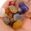 Agate Decorative Beads 7-9mm Colored Semi-Precious Stones 500g 6