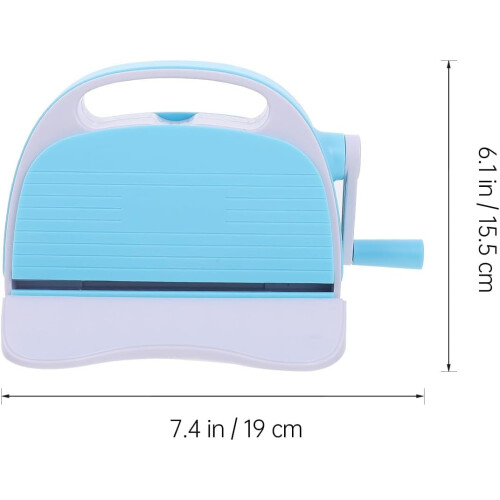 Manual Die Cutting and Embossing Machine for Scrapbooking, Mini Handheld Paper Crafting Tool 1