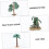Lifelike Artificial Tree Model with Fine Workmanship, Green Plastic Simulation Scenery Model Tree 7