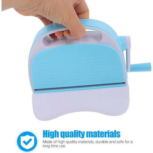 Manual Die Cutting and Embossing Machine for Scrapbooking, Mini Handheld Paper Crafting Tool 2