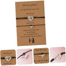 Pulseiras Mãe Set nó cadeia pulseira Dia da Mãe para meninos e meninas jóias