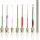 18Pcs Embroidery Punch Needle Set with Replaceable Crewel Needles and Rubber Handles Plum-Shaped Threaders 3