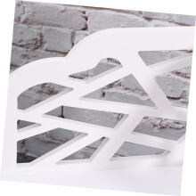 Eck-Hohlregal, Waschbeckenablage, 2-lagig, PVC-Badezimmerregal